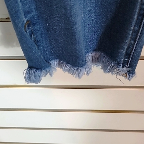 Westbound Woman Distressed Denim 24W High Rise Skinny Crop - Picture 9 of 10